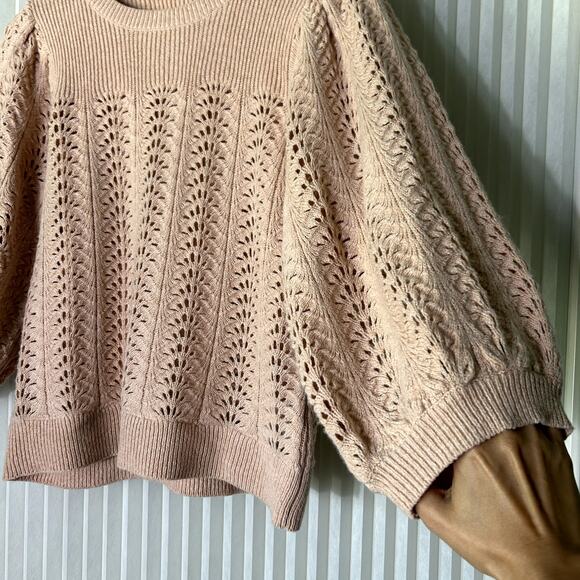 Part Two Knitted Pullover Soft Pink Ennypw Wool Blend Sweater Top Size S - Picture 13 of 13